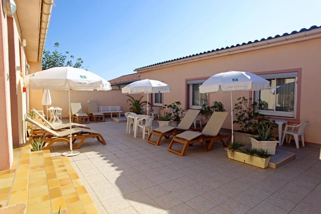 Logis Hotel Restaurant Le Mirador Portiragnes Kamer foto