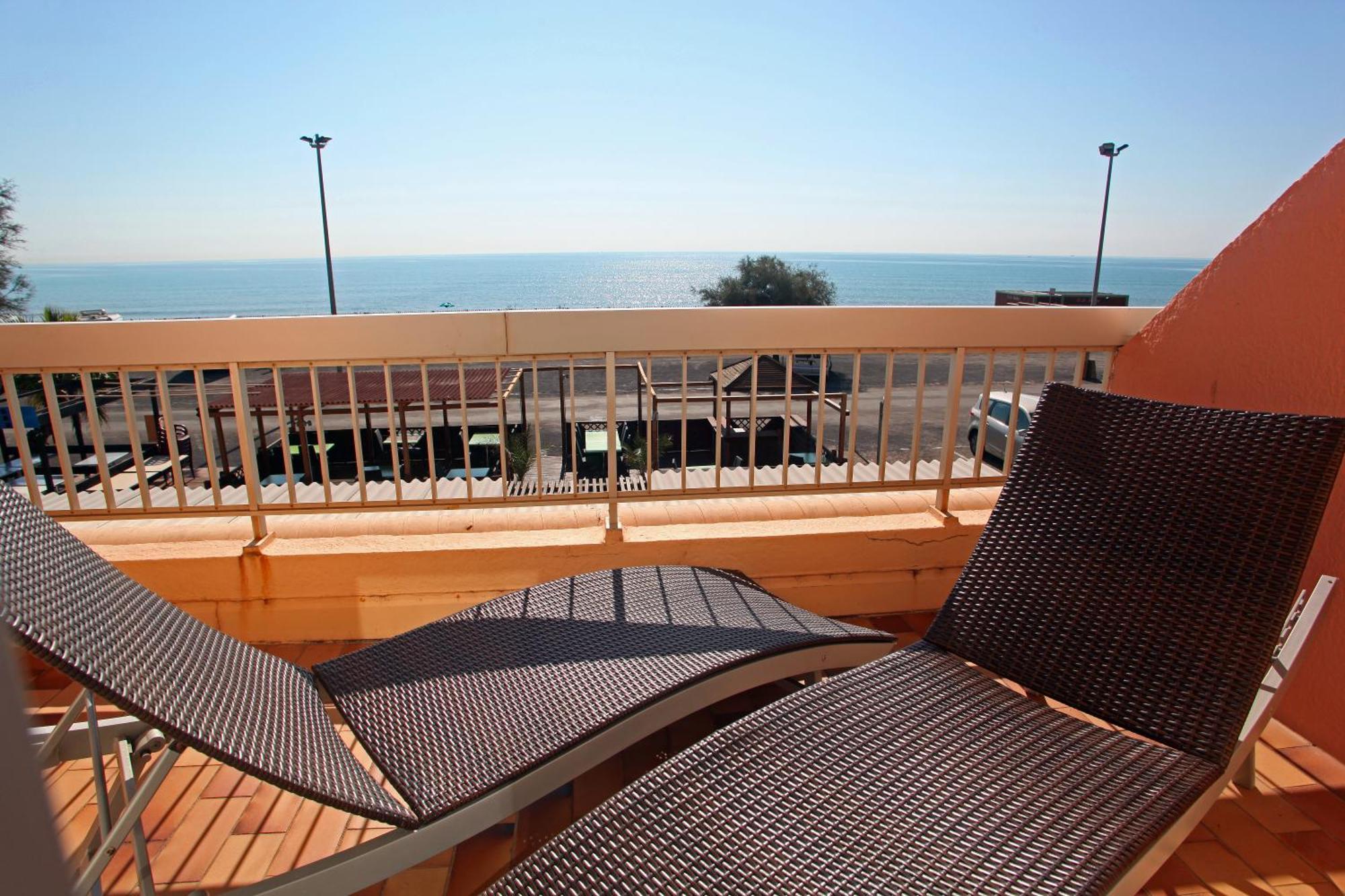 Logis Hotel Restaurant Le Mirador Portiragnes Buitenkant foto